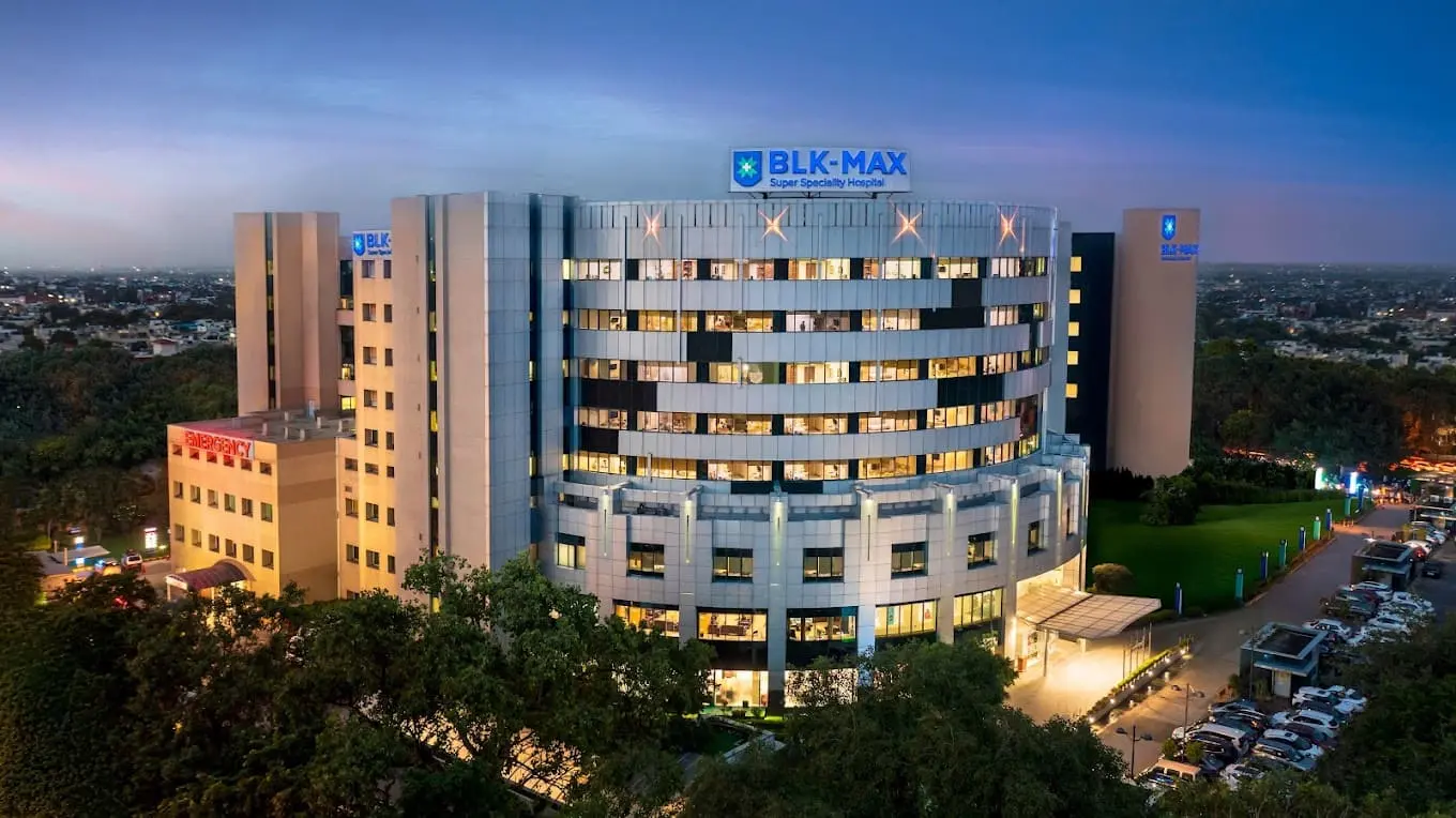 BLK Max Hospital illustration